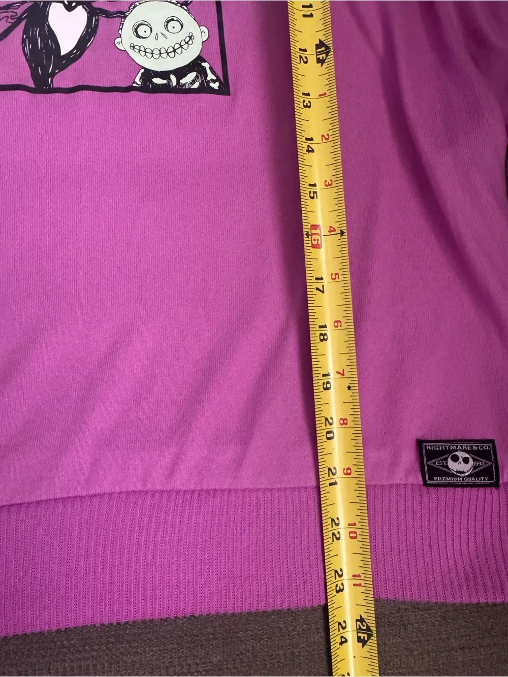 Disney Nightmare Before Christmas Sleep Shirt Pink Jack Skellington Women’s XL - Picture 7 of 9